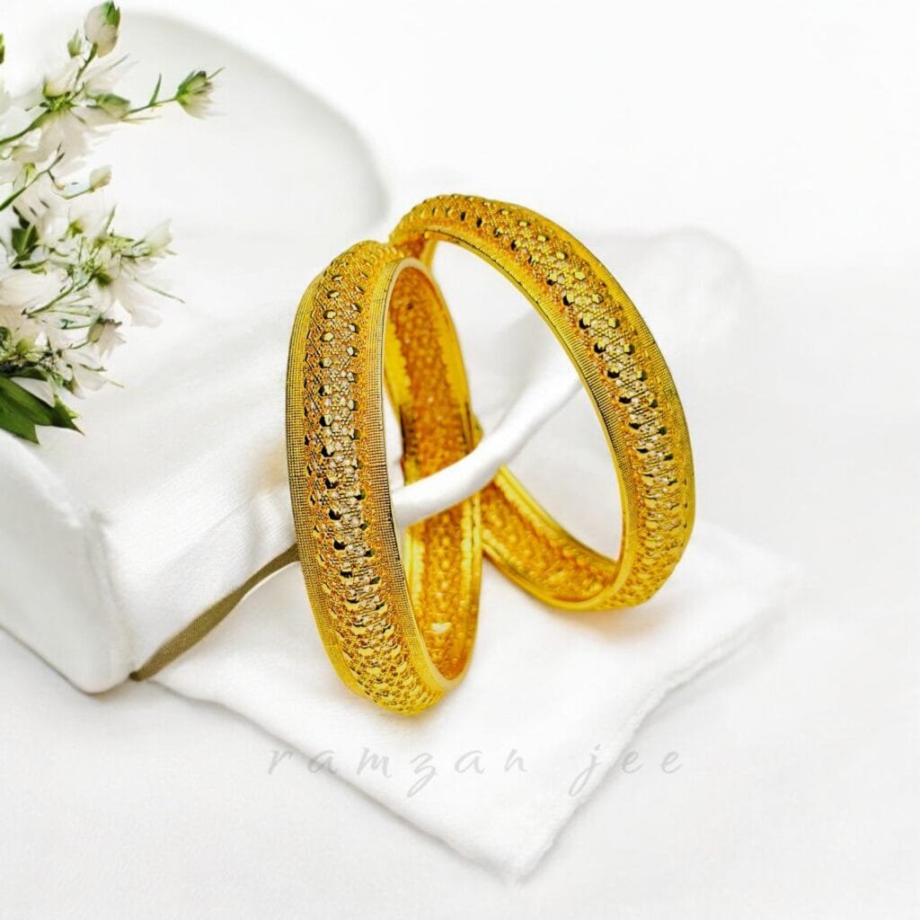 "Elegant eco-friendly bangles crafted from sustainable materials, perfect for all occasions."