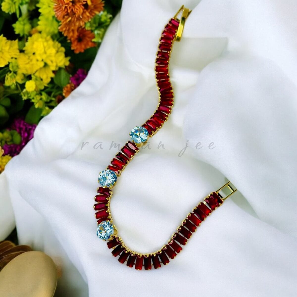 "Timeless handcrafted gemstone bracelet for stylish looks"