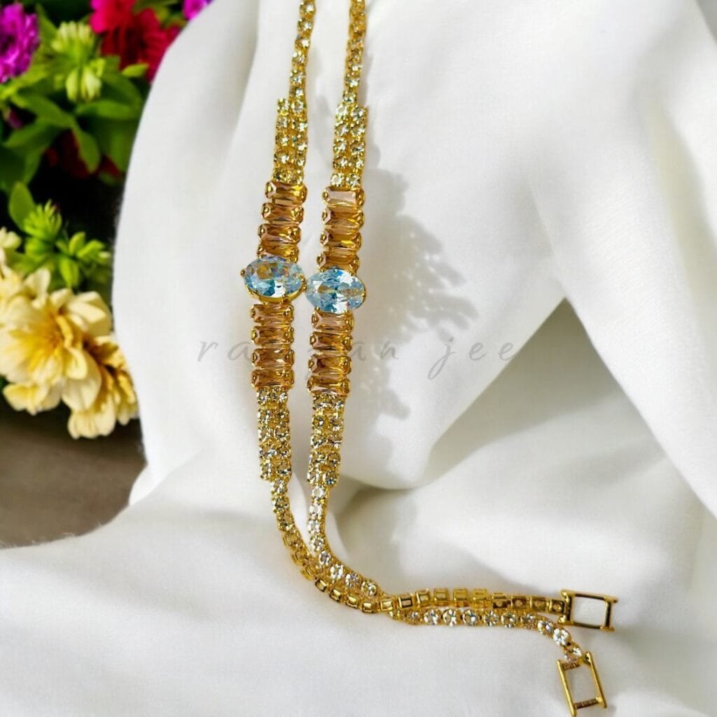 2 "Timeless handcrafted gemstone bracelet for stylish looks"