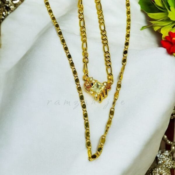 "Handcrafted long mala jewelry with intricate beadwork, perfect for weddings and traditional celebrations"