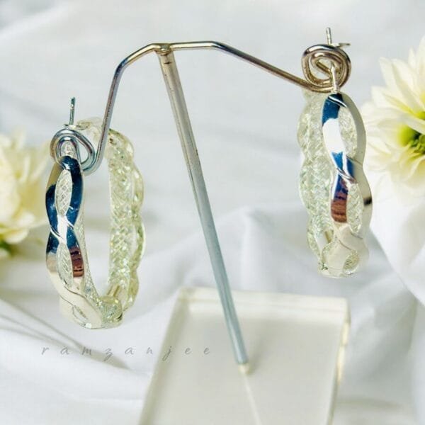 "Elegant earrings with intricate designs, perfect for formal events and evening wear. Available in statement chandelier and drop styles."