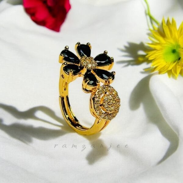 "Elegant diamond engagement ring in a gold band, perfect for weddings."