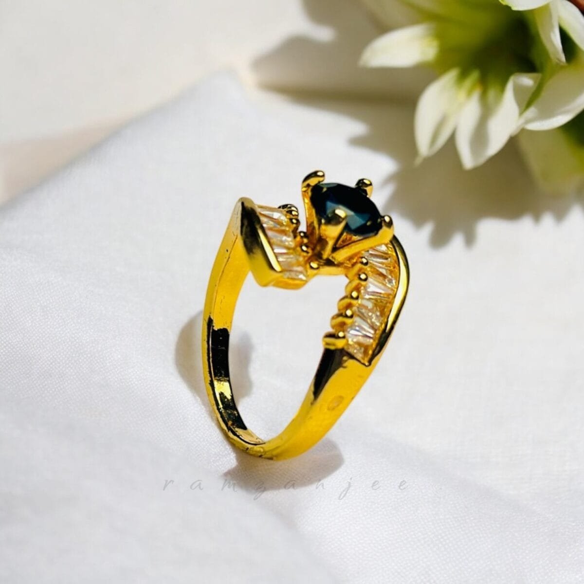"Elegant diamond engagement ring in a gold band, perfect for weddings."