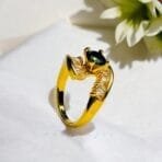 "Elegant diamond engagement ring in a gold band, perfect for weddings."