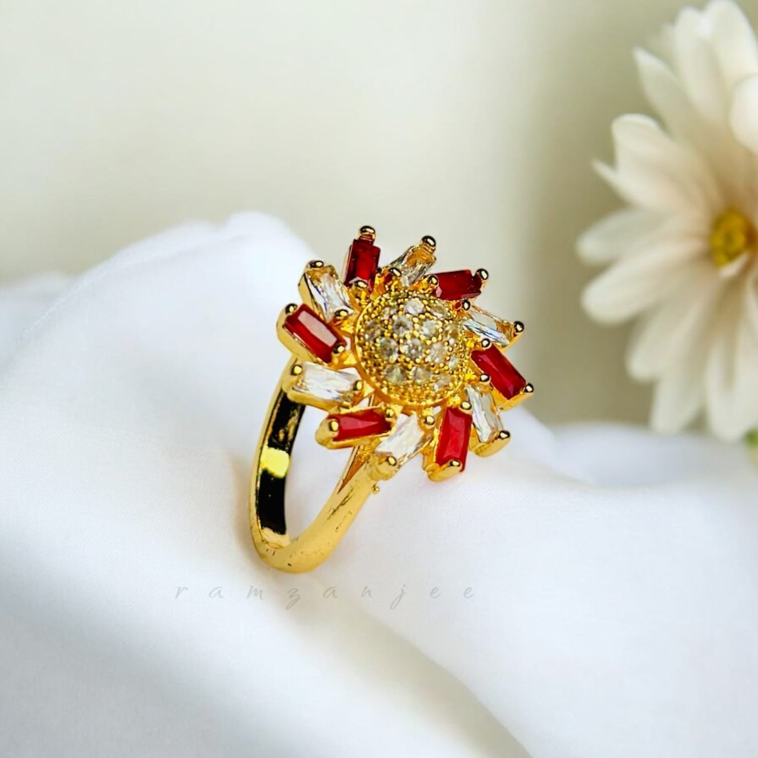 "Elegant diamond engagement ring in a gold band, perfect for weddings."