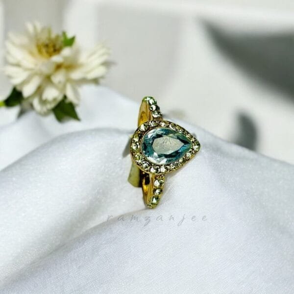 "Elegant diamond engagement ring in a gold band, perfect for weddings."