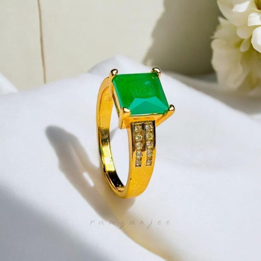 "Elegant diamond engagement ring in a gold band, perfect for weddings."