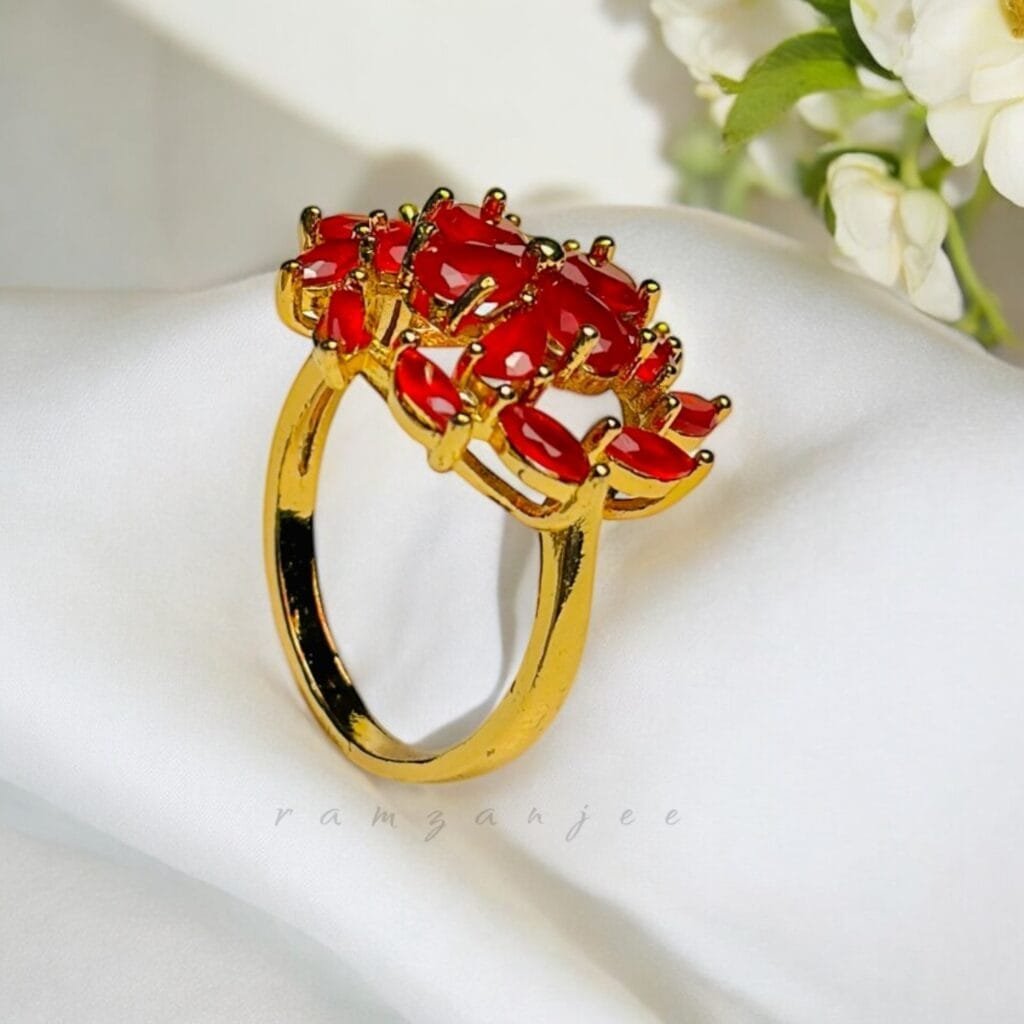 "Elegant diamond engagement ring in a gold band, perfect for weddings."