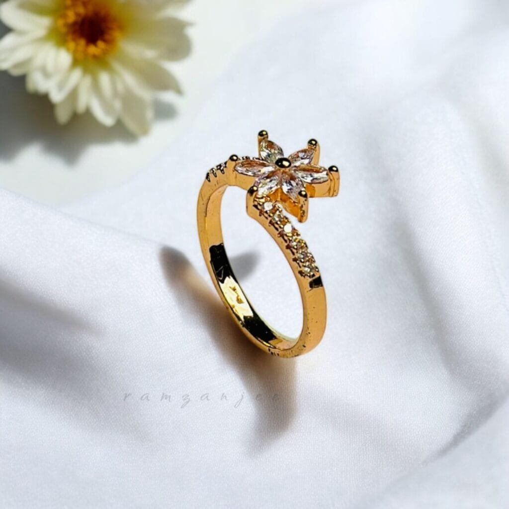"Elegant diamond engagement ring in a gold band, perfect for weddings."