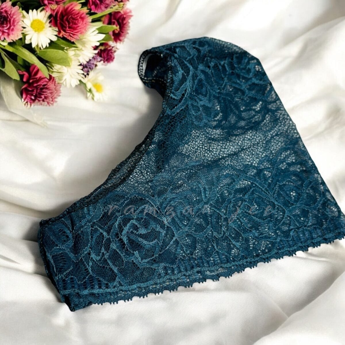 "Lightweight and colorful hijab cap, ideal for layering under silk or chiffon hijabs."