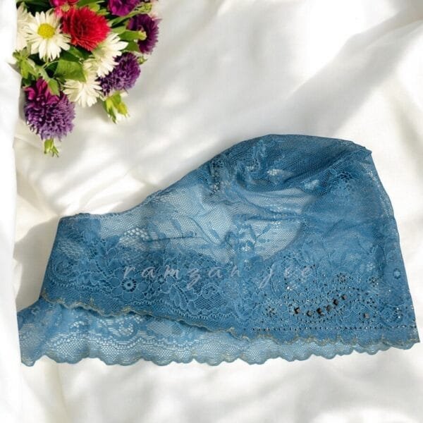 "Lightweight and colorful hijab cap, ideal for layering under silk or chiffon hijabs."