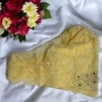 "Stretchable hijab cap in neutral beige, perfect for all-day wear."