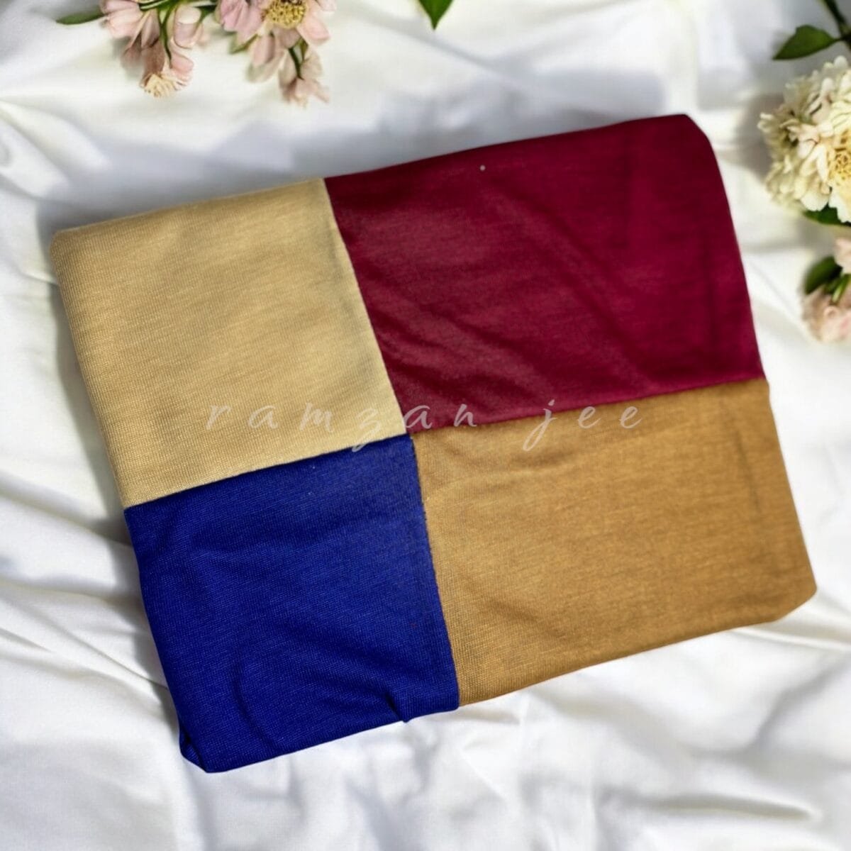 "Lightweight and colorful hijab cap, ideal for layering under silk or chiffon hijabs."