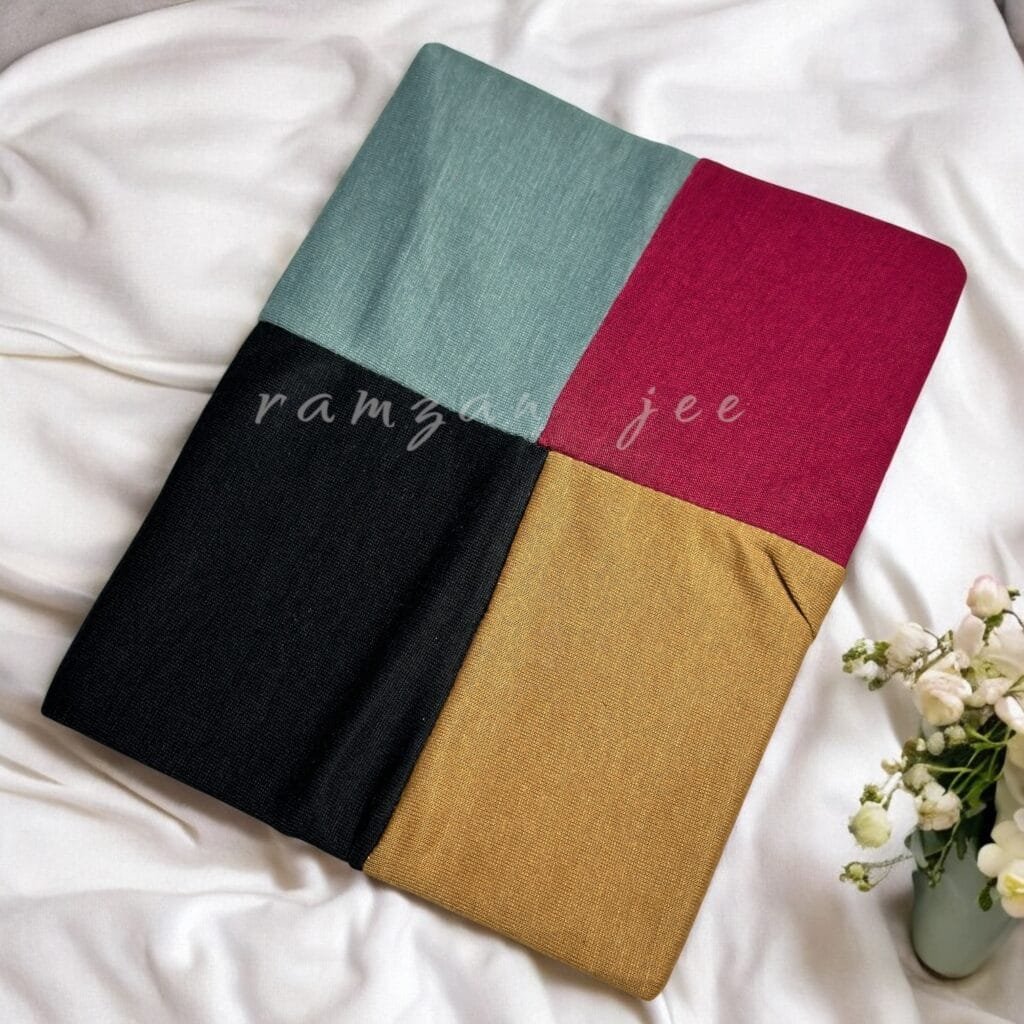 "Lightweight and colorful hijab cap, ideal for layering under silk or chiffon hijabs."