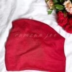 "Lightweight and colorful hijab cap, ideal for layering under silk or chiffon hijabs."