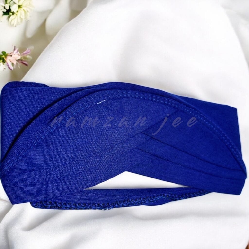 "Breathable hijab cap in soft cotton for a secure fit."