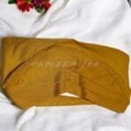 "Breathable hijab cap in soft cotton for a secure fit."