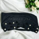 "Breathable hijab cap in soft cotton for a secure fit."