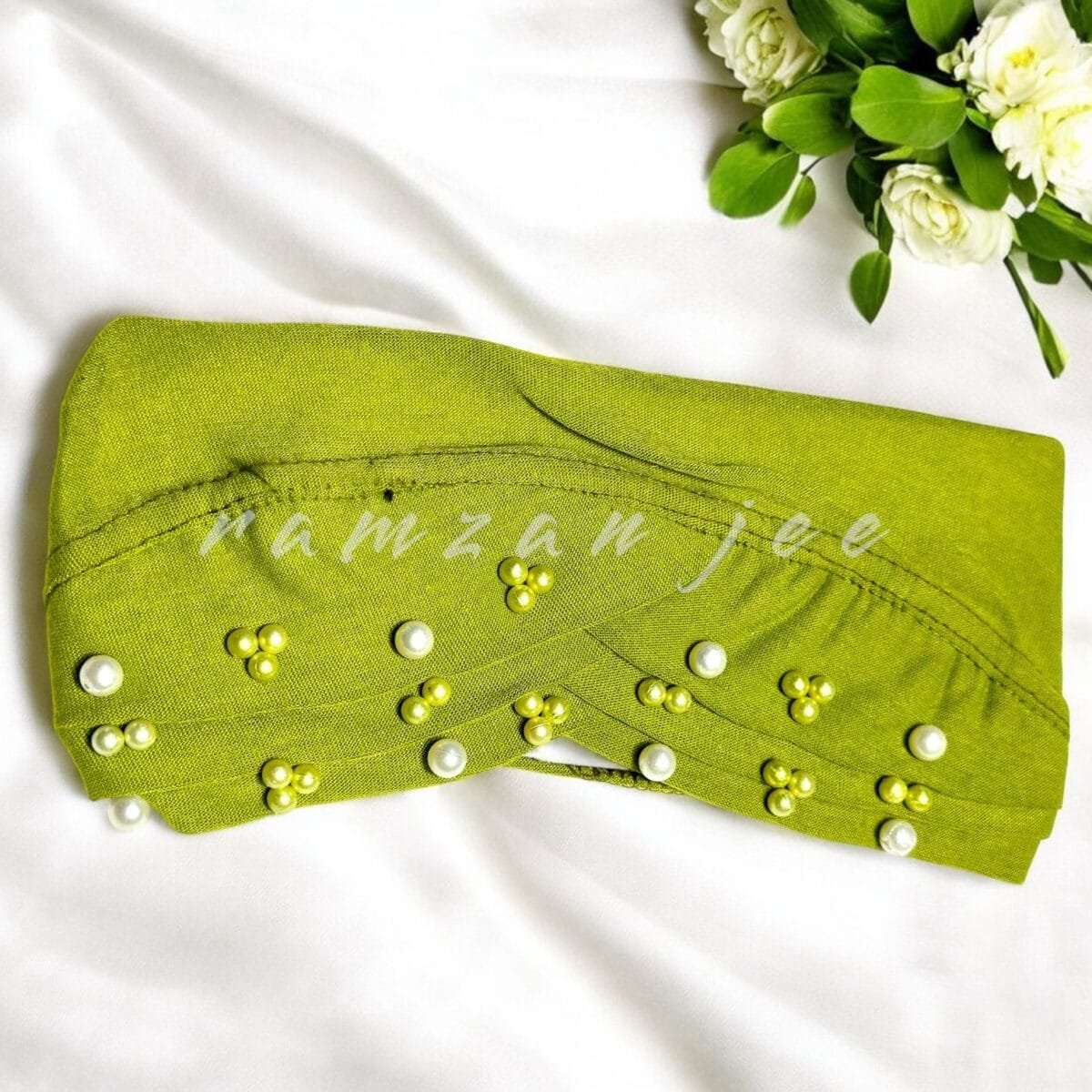 "Breathable hijab cap in soft cotton for a secure fit."
