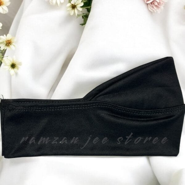 "Breathable hijab cap in soft cotton for a secure fit."