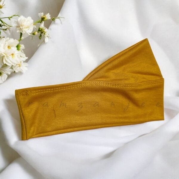 "Breathable hijab cap in soft cotton for a secure fit."