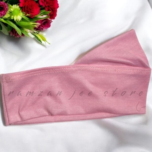 "Breathable hijab cap in soft cotton for a secure fit."
