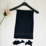 "Eco-friendly hijab made from organic cotton, offering comfort and style with a sustainable design."