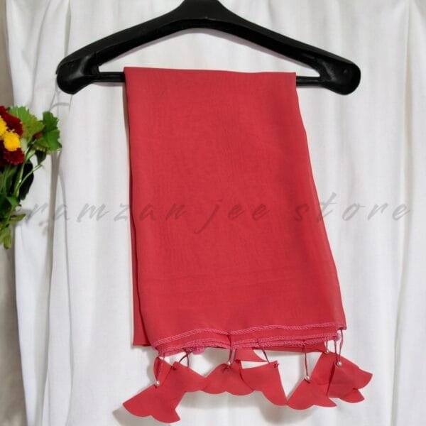 "Eco-friendly hijab made from organic cotton, offering comfort and style with a sustainable design."