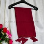"Eco-friendly hijab made from organic cotton, offering comfort and style with a sustainable design."