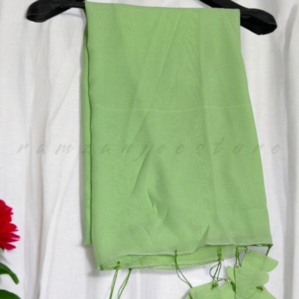 "Eco-friendly hijab made from organic cotton, offering comfort and style with a sustainable design."