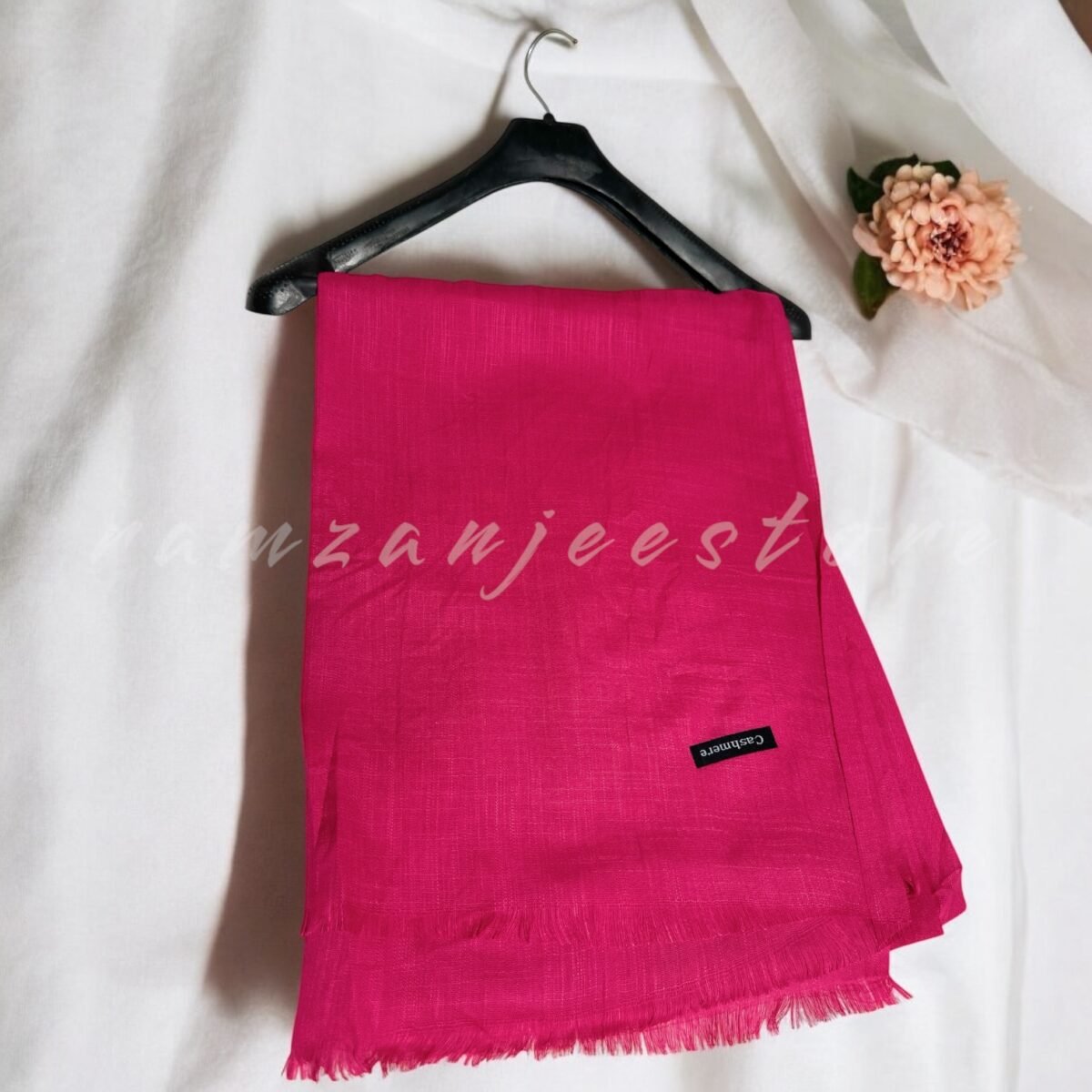 "Luxurious Cashmere Lawn Hijab in earthy tones"