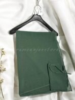 "Naqab Set Chiffon Hijab in elegant black color"
