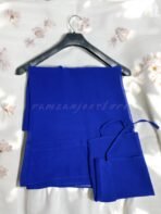 "Naqab Set Chiffon Hijab in elegant black color"