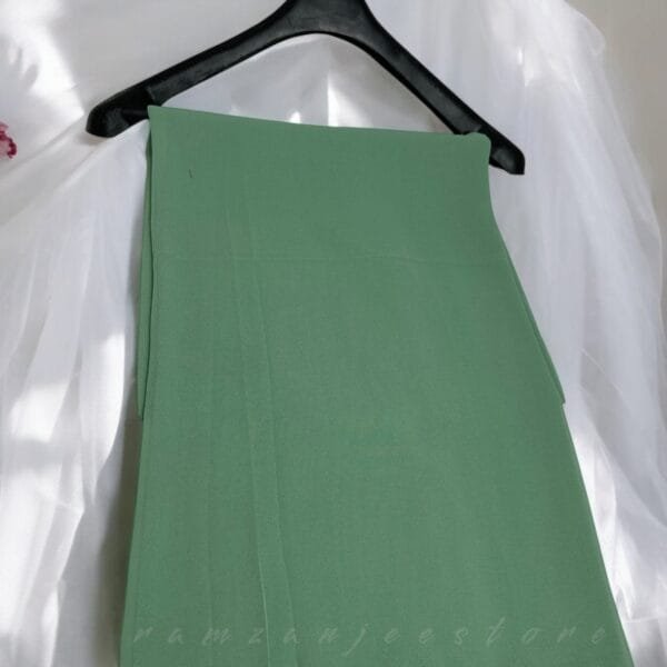 "Elegant lightweight Georgette Hijab in soft pastel shades"