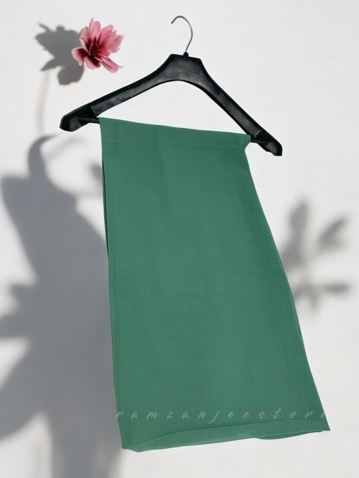 "Elegant lightweight Georgette Hijab in soft pastel shades"