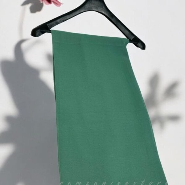 "Elegant lightweight Georgette Hijab in soft pastel shades"