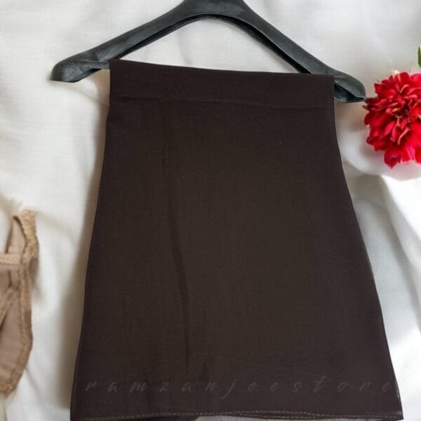 "Elegant lightweight Georgette Hijab in soft pastel shades"