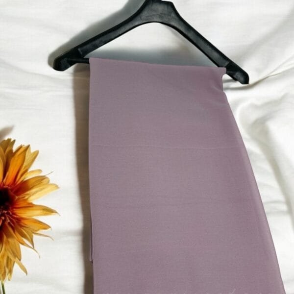 "Elegant lightweight Georgette Hijab in soft pastel shades"
