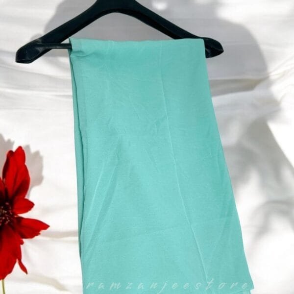 "Elegant lightweight Georgette Hijab in soft pastel shades"