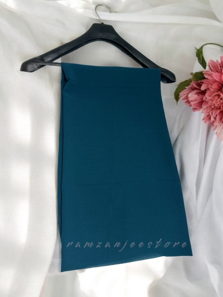 "Elegant lightweight Georgette Hijab in soft pastel shades"