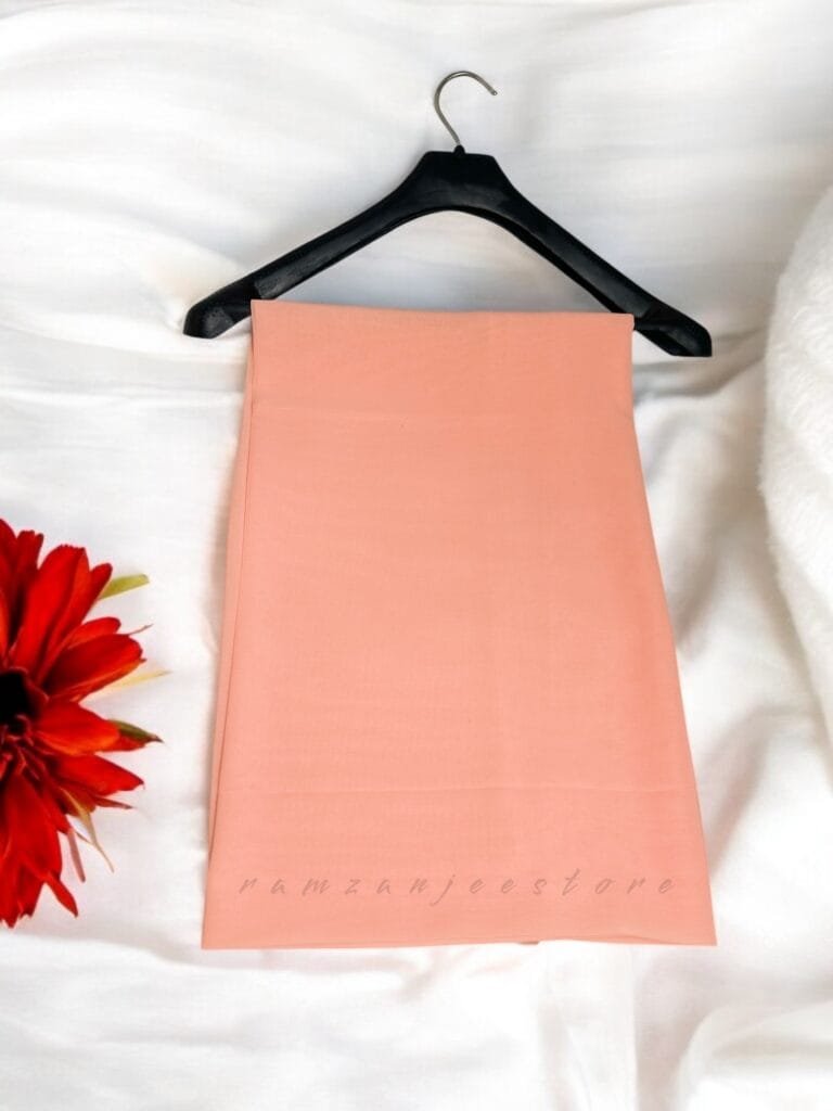 "Elegant lightweight Georgette Hijab in soft pastel shades"