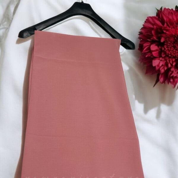 "Elegant lightweight Georgette Hijab in soft pastel shades"