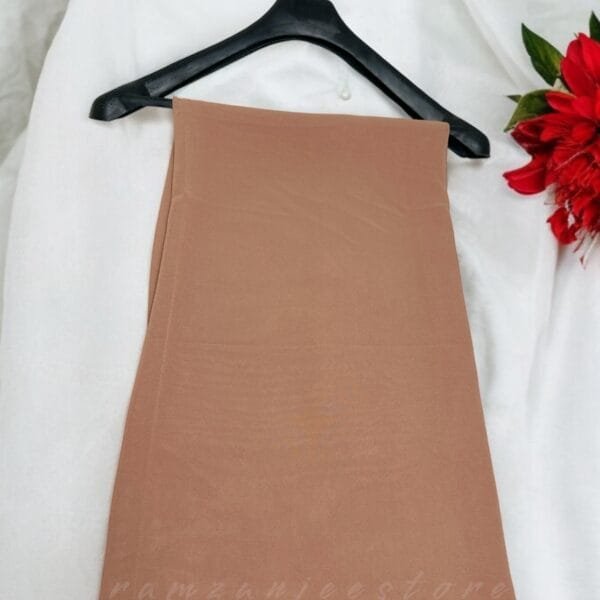 "Elegant lightweight Georgette Hijab in soft pastel shades"