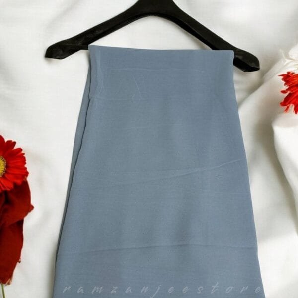 "Elegant lightweight Georgette Hijab in soft pastel shades"