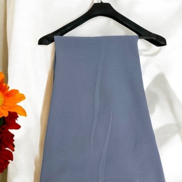 "Elegant lightweight Georgette Hijab in soft pastel shades"