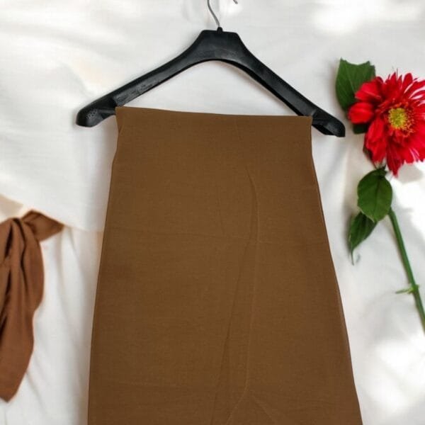"Elegant lightweight Georgette Hijab in soft pastel shades"