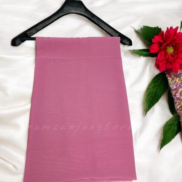 "Elegant lightweight Georgette Hijab in soft pastel shades"