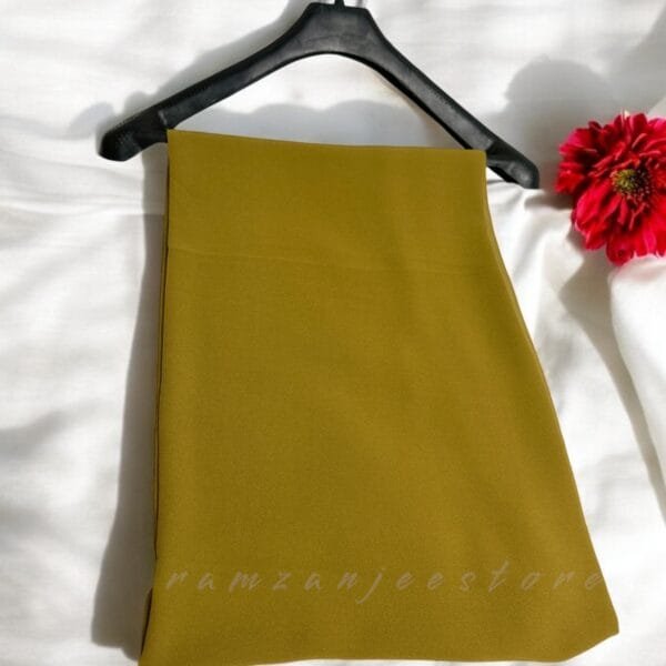 "Elegant lightweight Georgette Hijab in soft pastel shades"