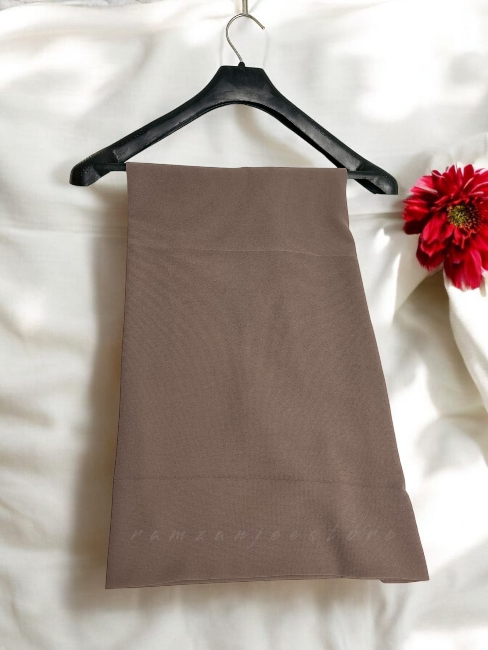 "Elegant lightweight Georgette Hijab in soft pastel shades"