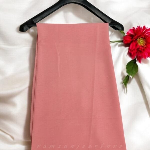 "Elegant lightweight Georgette Hijab in soft pastel shades"